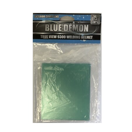 Blue Demon TRUE VIEW 9300 WELDING HOOD, EXTERIOR COVER LENS, 5 PACK BDWH-TRUEVIEW-9300-EL